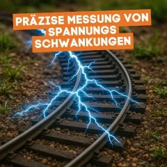 Mess- und Reinigungs-Güterwagen für Spur G als Bausatz ML-Train 889190500 - Präzise Erkennung von Spannungsschwankungen