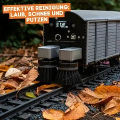 Mess- und Reinigungs-Güterwagen für Spur G als Bausatz ML-Train 889190500 - Effiziente Reinigung von Laub, Schnee und Belägen