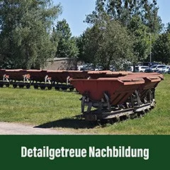 3er-Set Kipplore Feldbahnwagen rot Spur-G als Bausatz ML-Train 88919170 - 