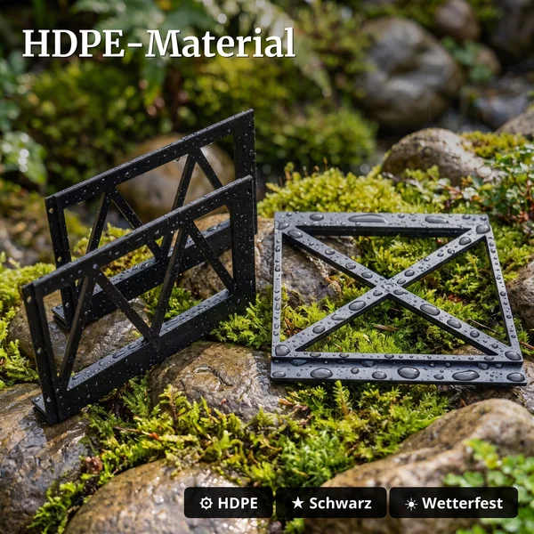 Brücke Erweiterung aus stabilem HDPE-Kunststoff erweiterbar Spur G Gartenbahn ML-Train 97100001 - HDPE-Material