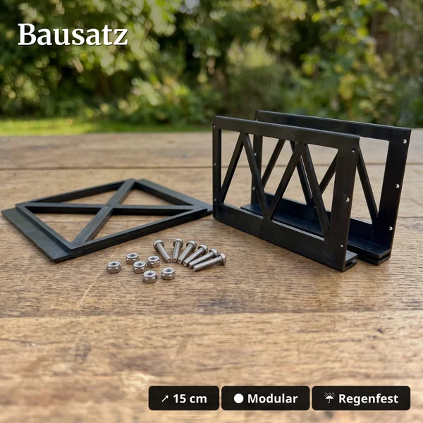 Brücke Erweiterung aus stabilem HDPE-Kunststoff erweiterbar Spur G Gartenbahn ML-Train 97100001 - Bausatz