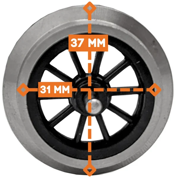 Speichen Radsatz aus Edelstahl 31 mm Spur-G ML-Train 88673191_auswahl8