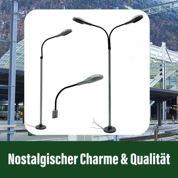 3x Lampe Leipziger Tropfen 1-armig für LGB-Anlagen Spur-G ML-Train 83802133_auswahl9