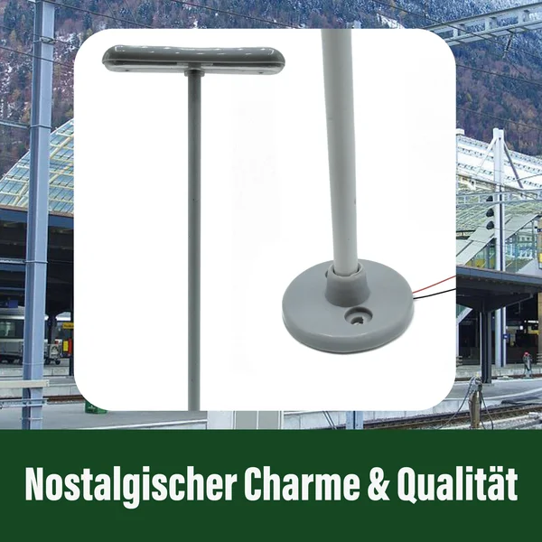 3x DB Bahnsteigleuchte, zweiflammig für Spur-G Modellbahnanlage ML-Train 83802166_auswahl9