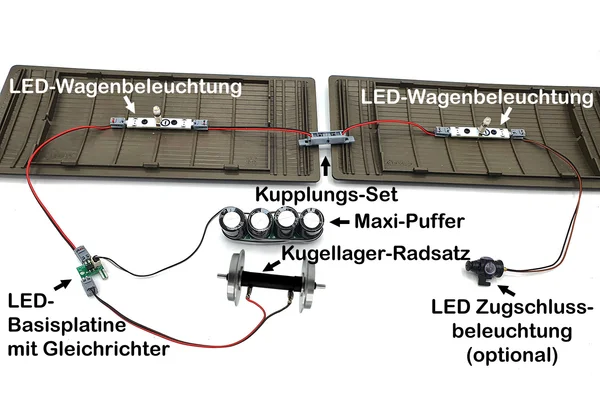 4x Radsatz kugelgelagert stromführend aus Edelstahl Spur-G ML-Train 88674034_auswahl6