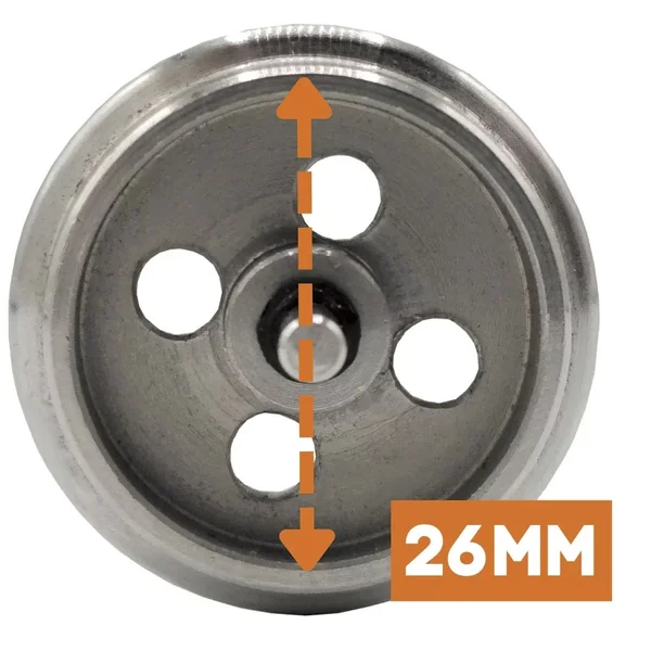 2x Edelstahl Radsatz für Feldbahnloren Lauffläche: 26mm ML-Train 88919475_auswahl2