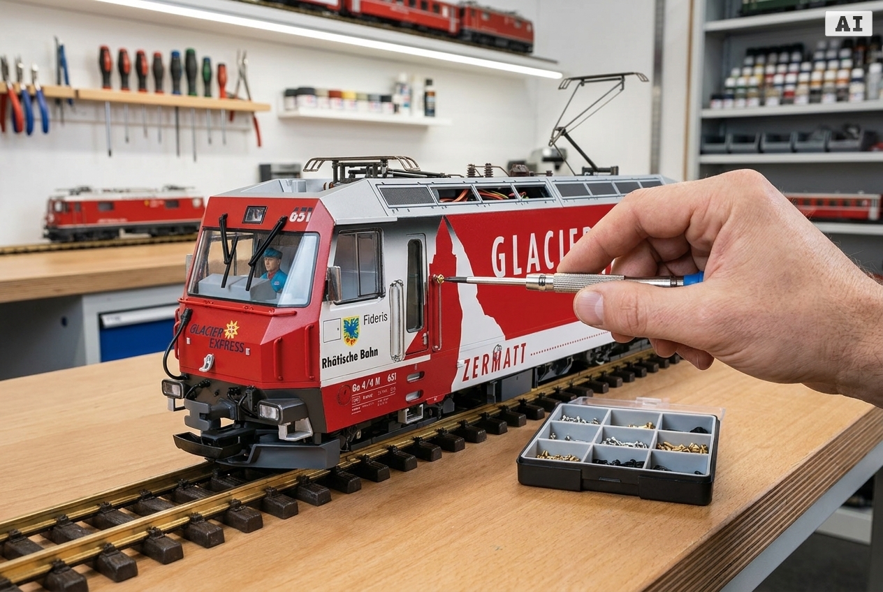 Schraubensicherung für modellbahn lokomotiven richtig anwenden in der Praxis
