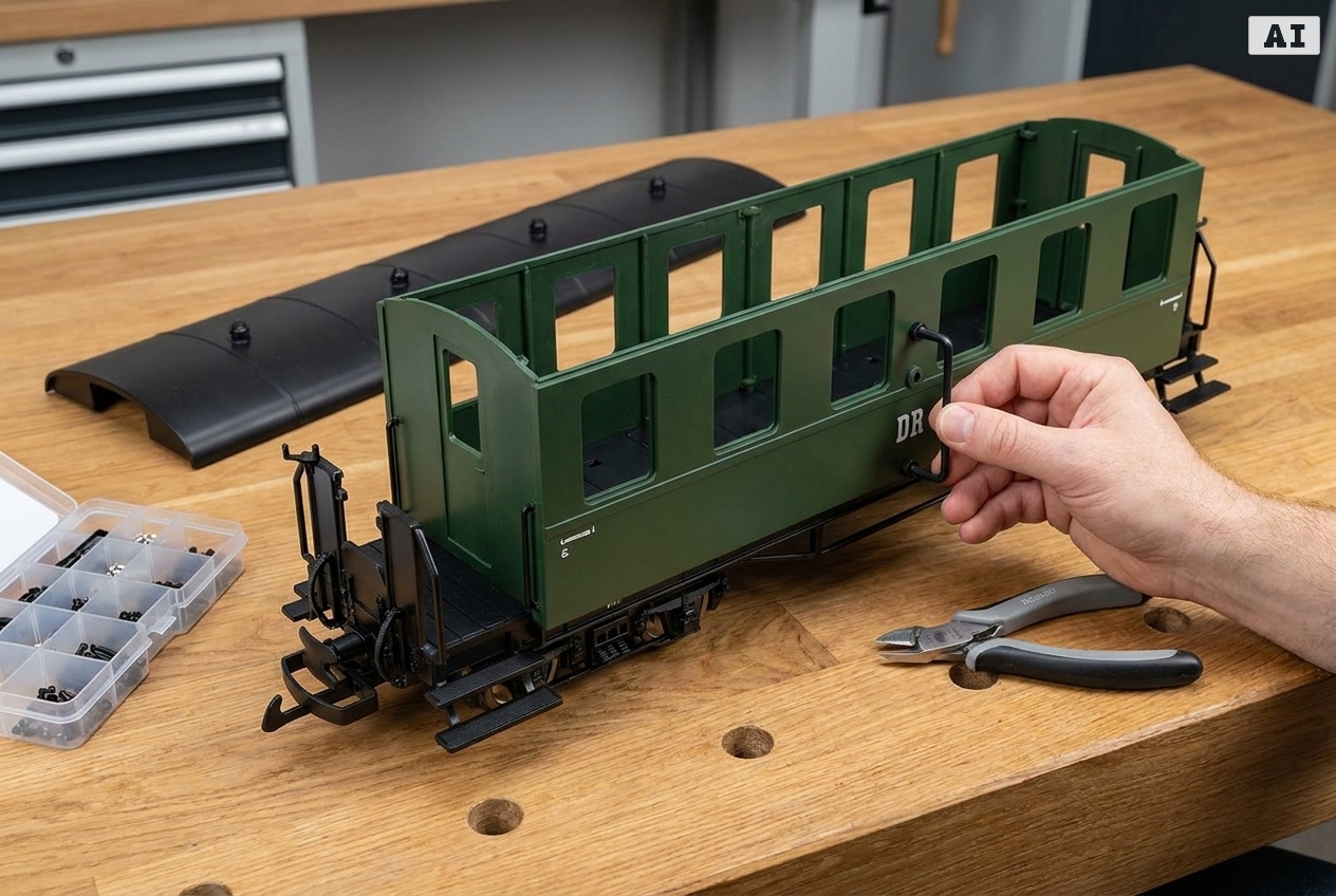 Welche Epoche passt zu einem 7 Fenster Personenwagen Spur G in der Praxis