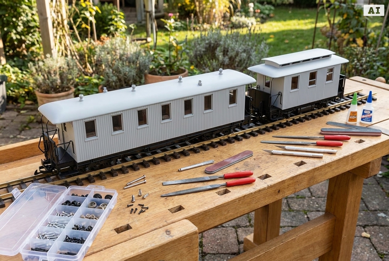 Welche personenwagen für anfang spur g gartenbahn – Detailansicht