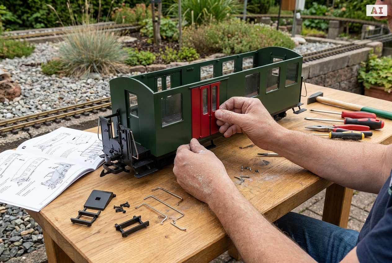 Welche personenwagen für anfang spur g gartenbahn in der Praxis