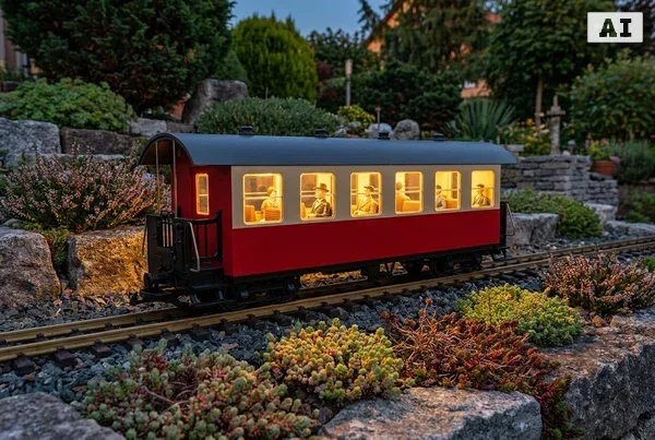 Detaillierte Inneneinrichtung für 7 Fenster Personenwagen nachrüsten in der Praxis