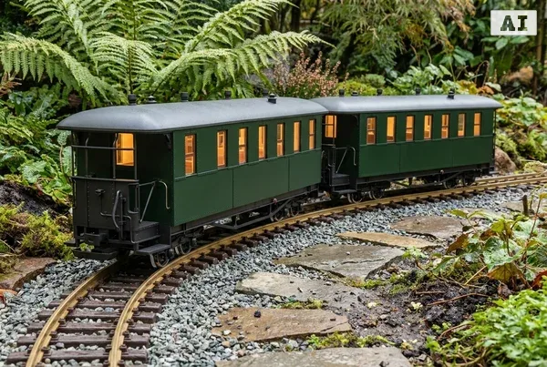 Wie Personenwagen 7 Fenster für Gartenbahn wetterfest machen in der Praxis