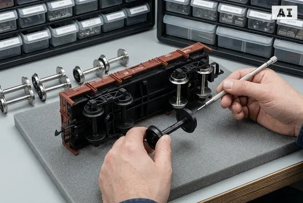 Unterschied spur g güterwagen kunststoffräder oder metallradsätze – Detailansicht