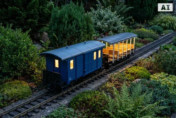 Blauer packwagen spur g vorbildgetreu nachrüsten in der Praxis