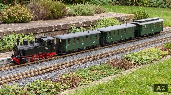 Kurze Personenwagen für die Spur G: Die ideale Lösung für kleine Gartenbahnen
