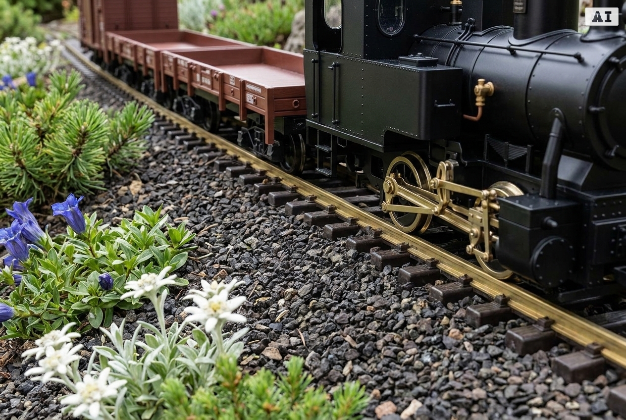 Feldbahnwagen spur g rollwiderstand optimieren für lokomotiven in der Praxis