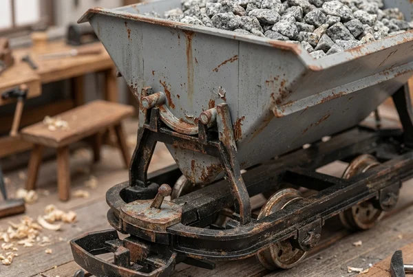 Feldbahn szene im garten naturgetreu gestalten – Detailansicht