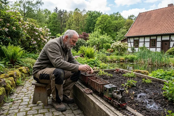 Torfabbau auf der gartenbahn realistisch nachbauen in der Praxis