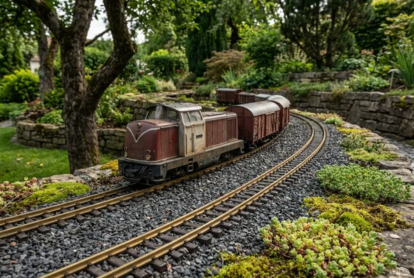 Gartenbahn gleise verlegen anfänger schritt für schritt anleitung draußen in der Praxis
