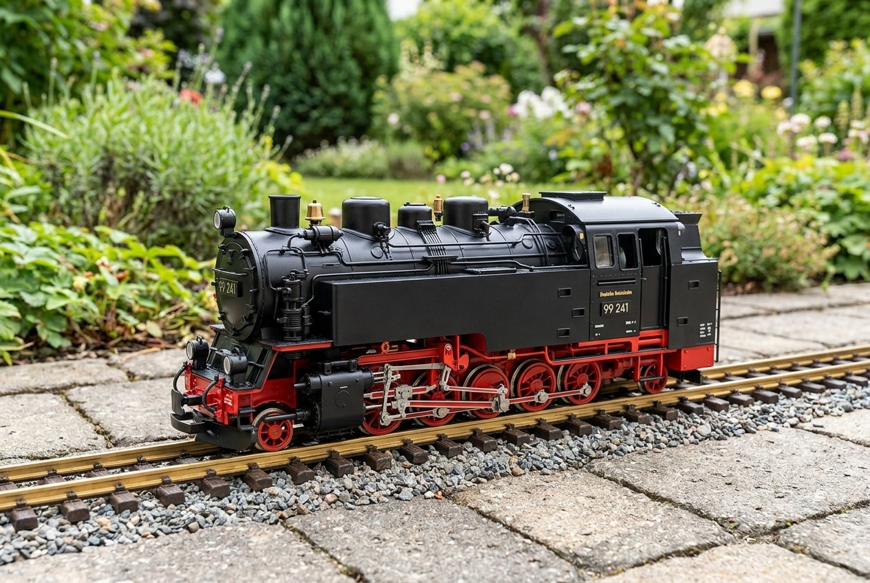 Unterschiede bei LGB Haftreifen für Gartenbahn Lokomotiven – Detailansicht