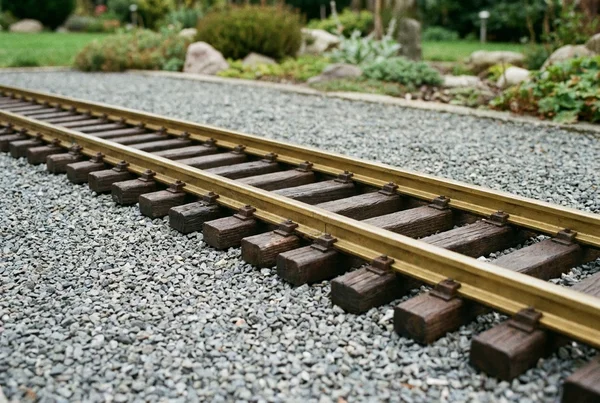 Gartenbahn gleisplan für anfänger mit messingleisen erstellen – Detailansicht