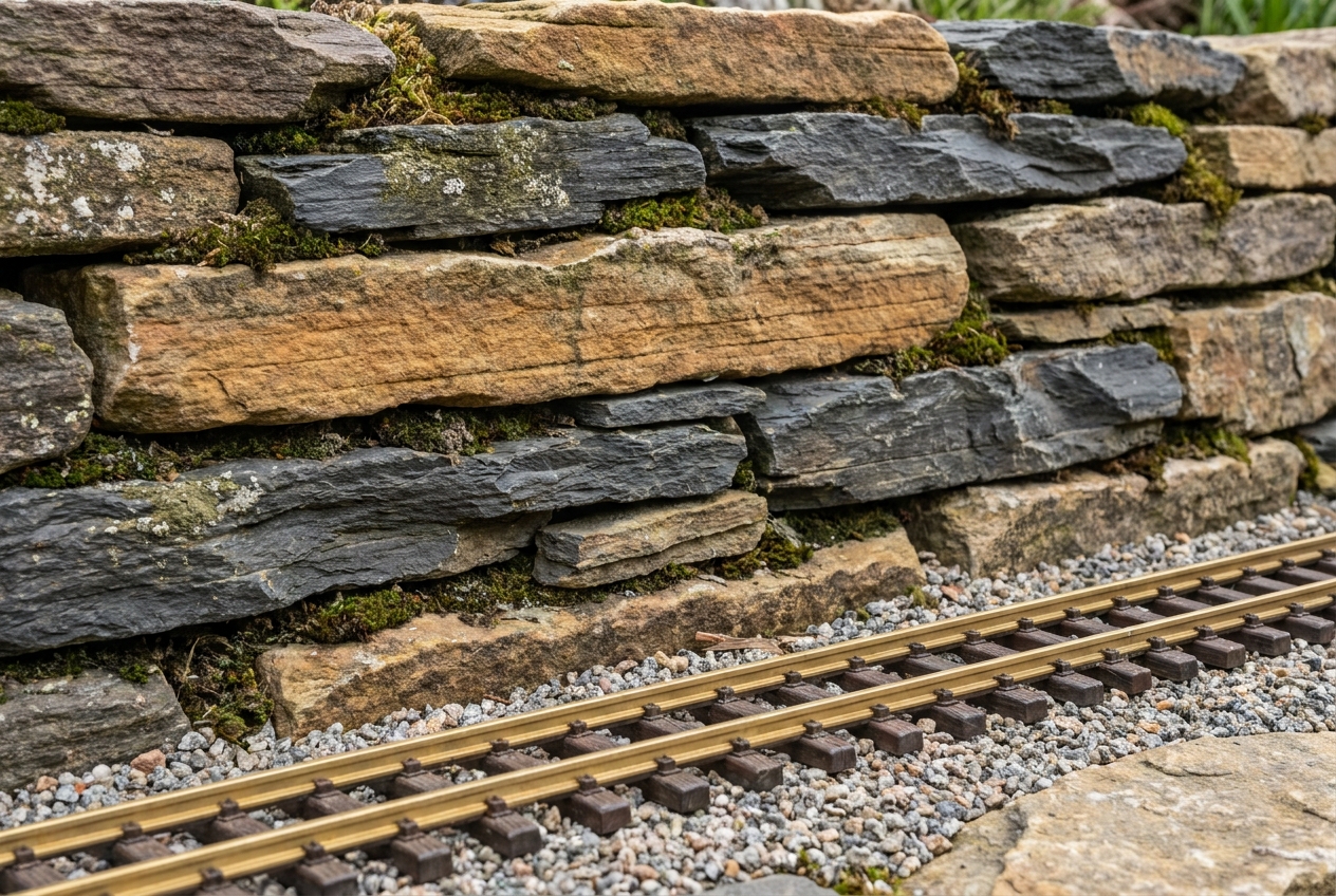 Beste Materialien für realistische Felsgestaltung im Gartenbau – Detailansicht