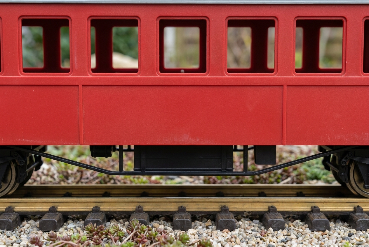 Unterschied LGB 7 Fenster Personenwagen zu anderen Herstellern – Detailansicht