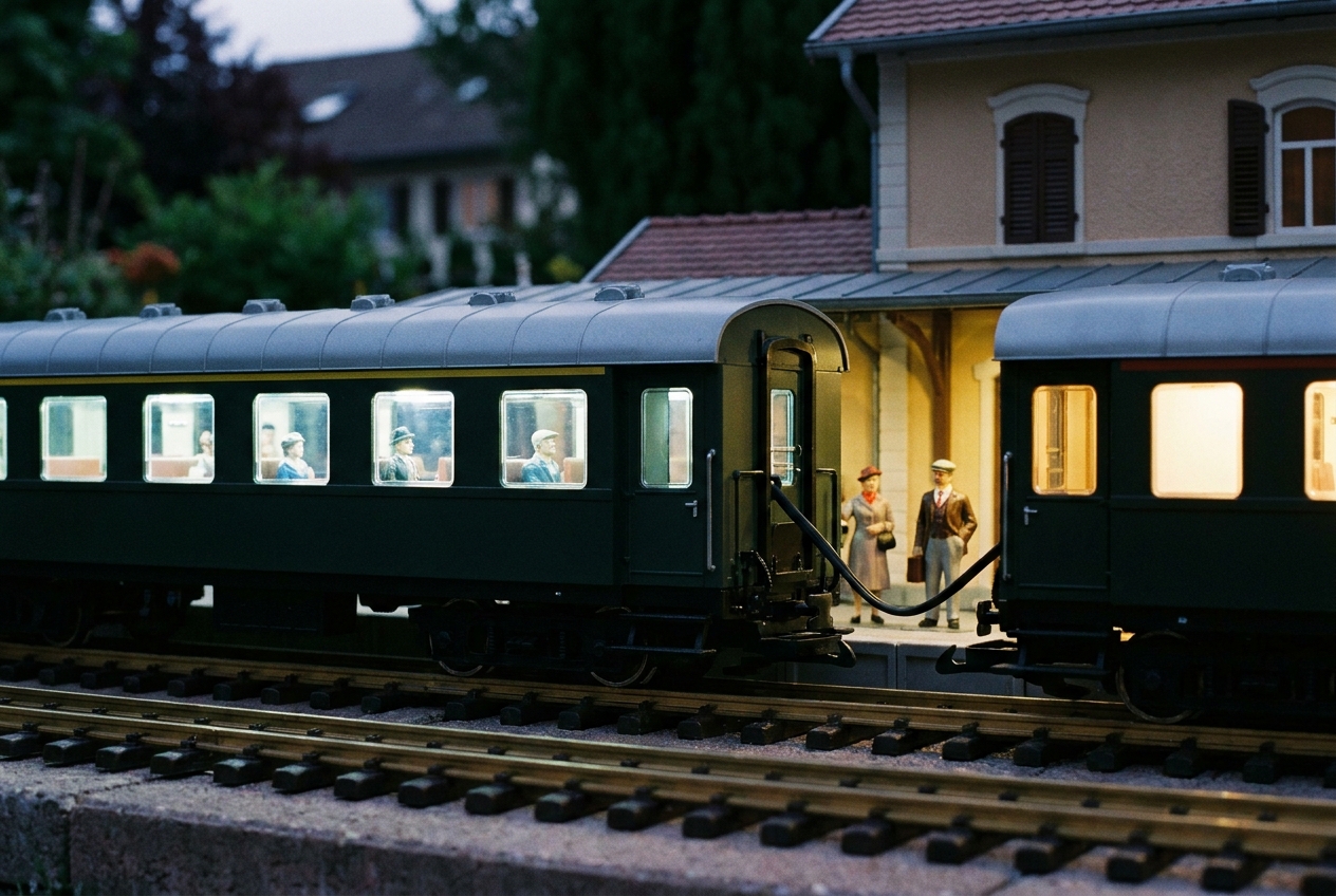 Gartenbahn Innenbeleuchtung mit Decoder digital schalten Anleitung in der Praxis