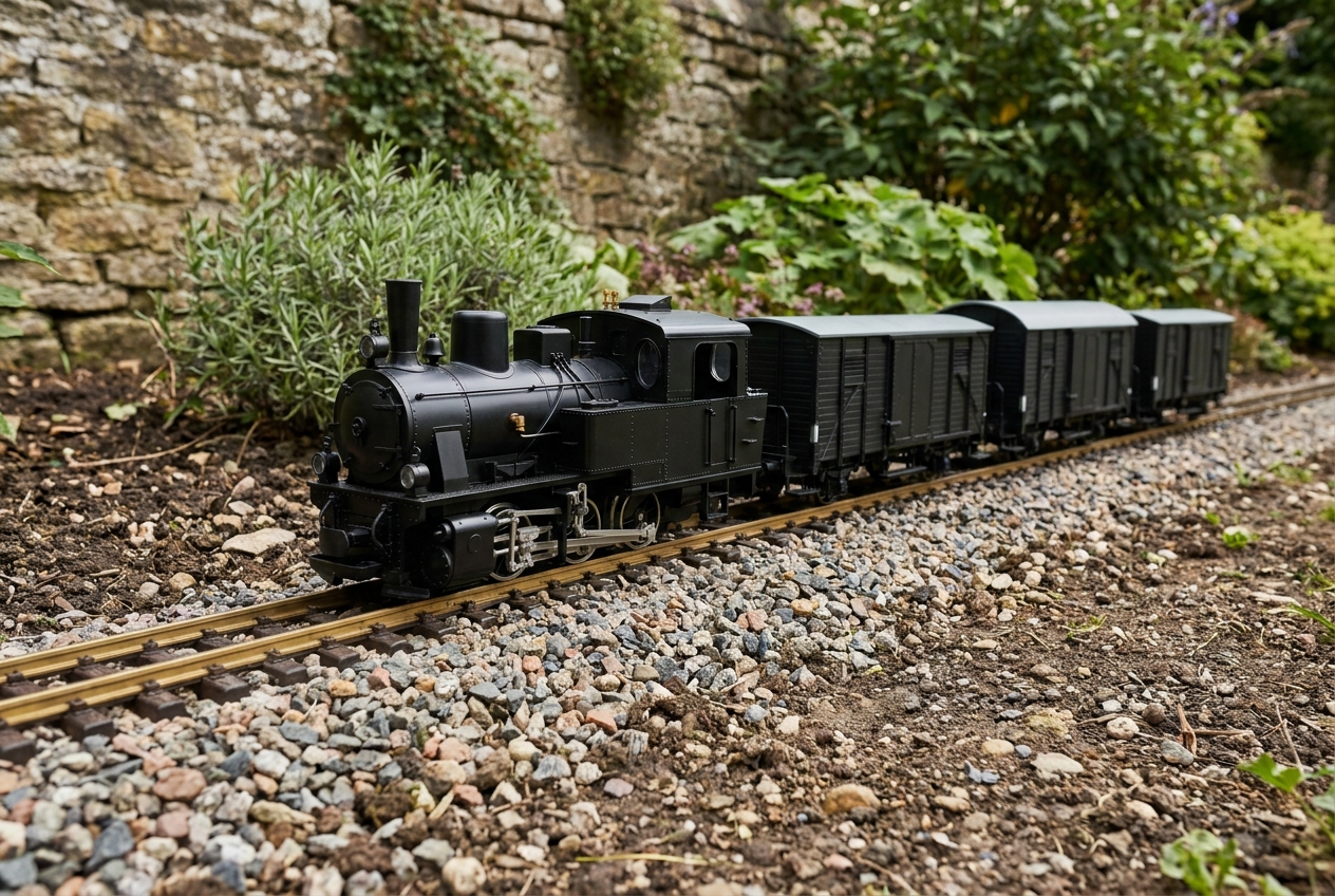 Gartenbahn Gleise im Außenbereich richtig verlegen und befestigen in der Praxis