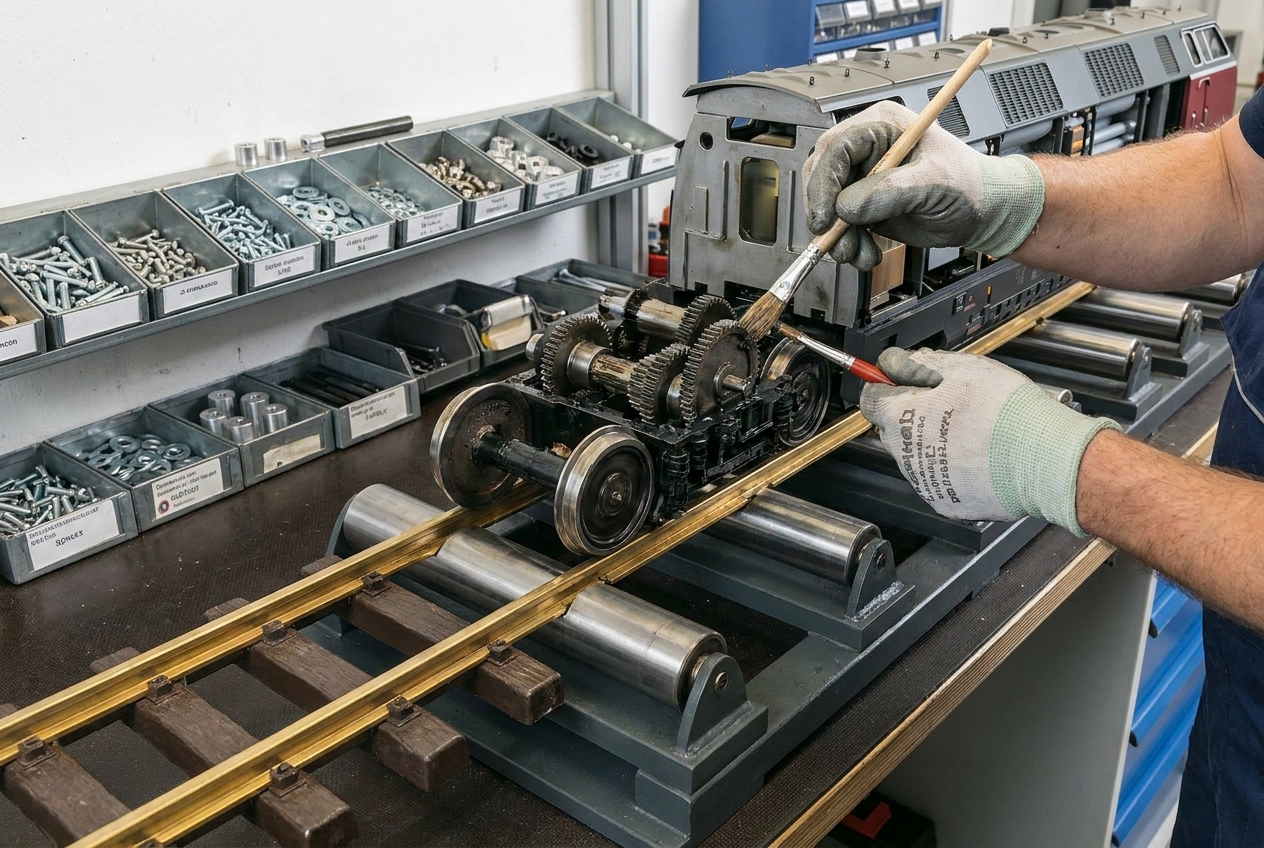 LGB Lokomotive Getriebegehäuse Riss reparieren Tipps in der Praxis