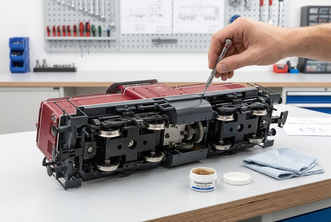 Was tun wenn motor getriebe diesellok v3 dev defekt – Detailansicht