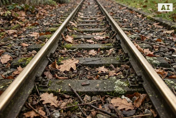 Wie Gleise für Gartenbahn Spur G winterfest machen – Detailansicht