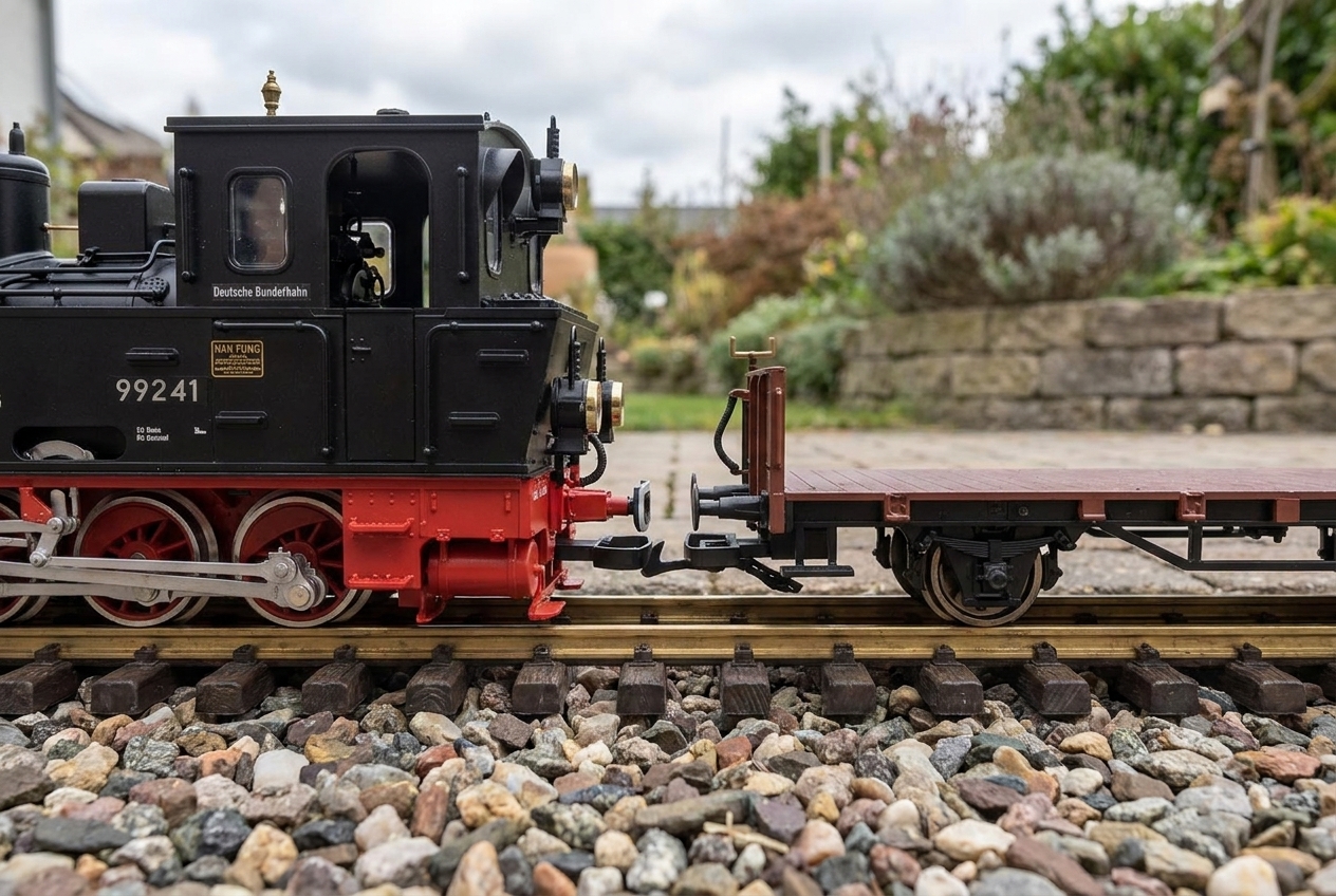 Piko Gartenbahn Lokomotiven und Wagen kompatibel mit LGB – Detailansicht