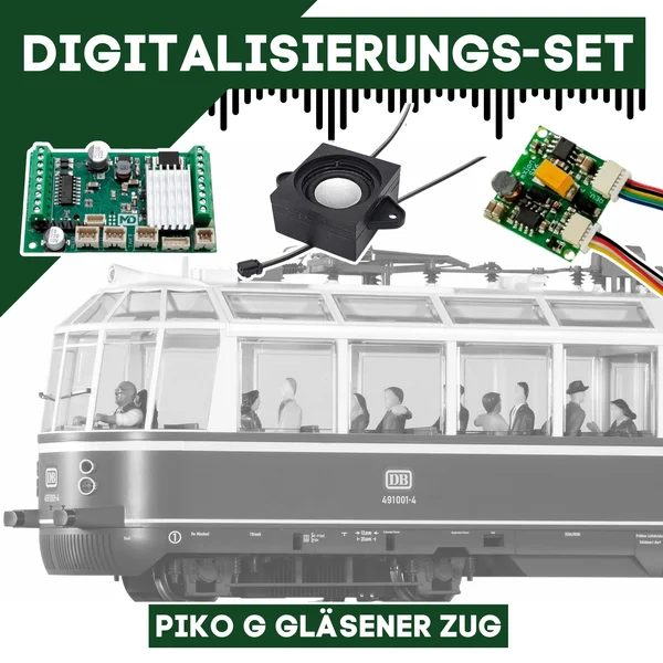 Digitalisierungsset für PIKO G Gläsener Zug ML-Train 81609363