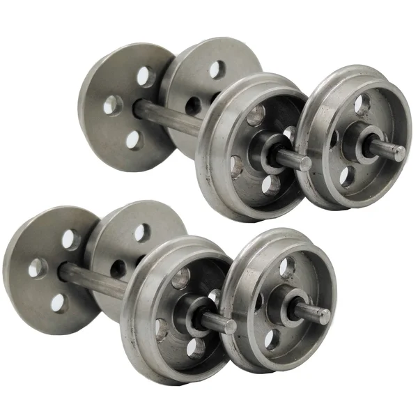 4x Edelstahl Radsatz Lauffläche: 26mm für Feldbahnloren ML-Train 88919488