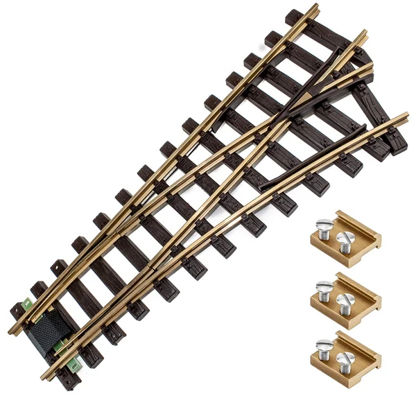 Weiche rechts Messing Radius 90 cm mit Verbinder ML-Train 8912965