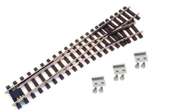 Weiche rechts vernickelt R 210 cm mit Verbindern ML-Train 8942164