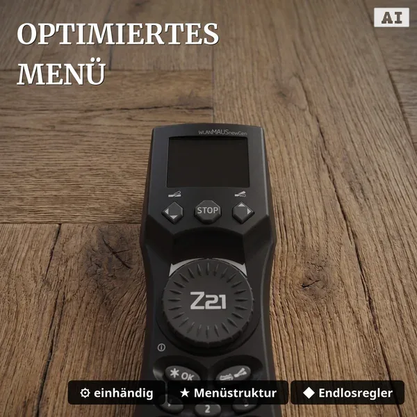 Z21 WLANMAUS newGen - Digitales Steuergerät für Spur-G Gartenbahn - Roco 1008001_auswahl3