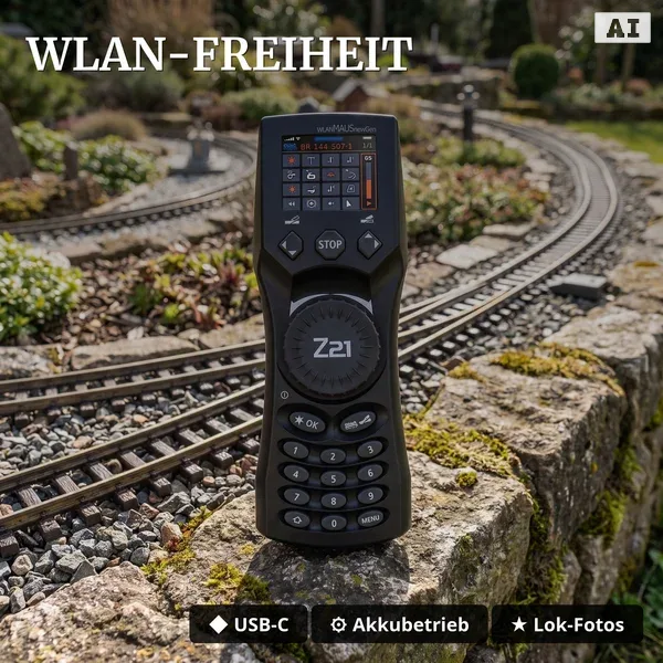 Z21 WLANMAUS newGen - Digitales Steuergerät für Spur-G Gartenbahn - Roco 1008001_auswahl4