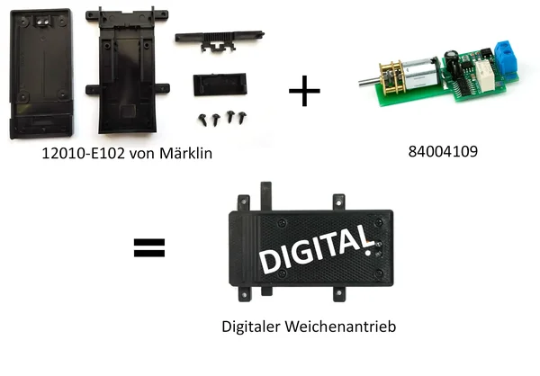 Gehäuse Digitaler Weichenantrieb LGB 12010-E102_auswahl1