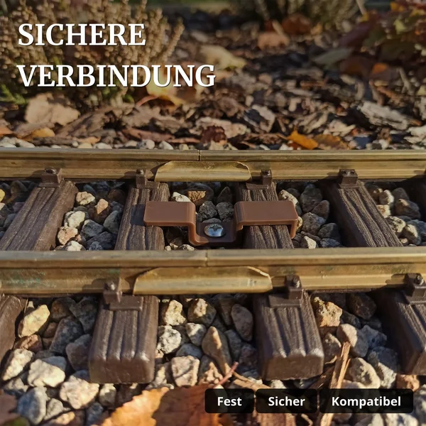 Gleisklammer braun Spur G – 10 Stück Gleisfixierung für Gartenbahn ML-Train 81010050_auswahl3