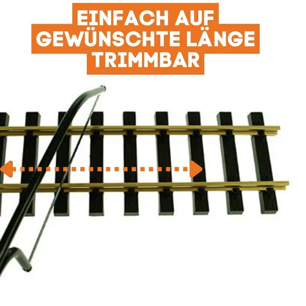 18 Meter Flex-Gleis mit zusätzlich 24 Verbinder für Gartenbahn Spur-G_auswahl5