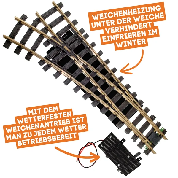 Weichen Messing R3 Set mit 2 digitalen Antrieben und 2 Gratis Weichenheizungen ML-Train 8200232_auswahl6