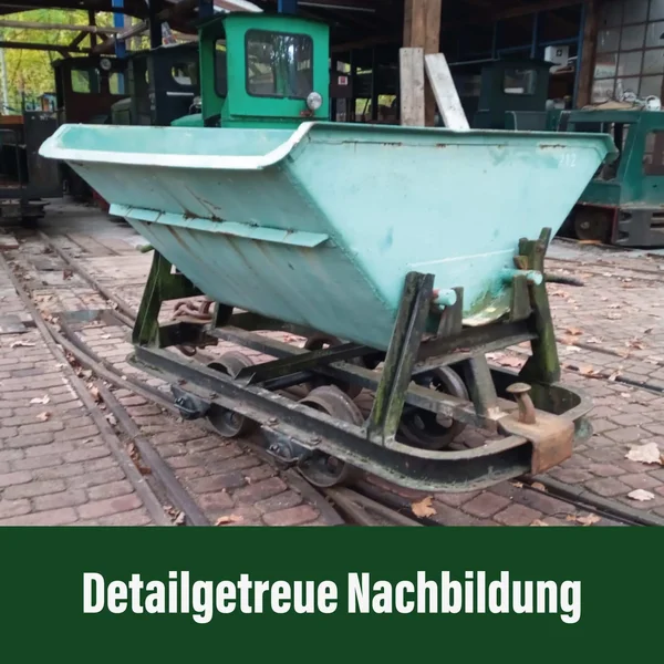 5er-Set Kipplore Feldbahnwagen mit einer Bremserbühne Lore Spur-G als Bausatz ML-Train 8200264_auswahl1