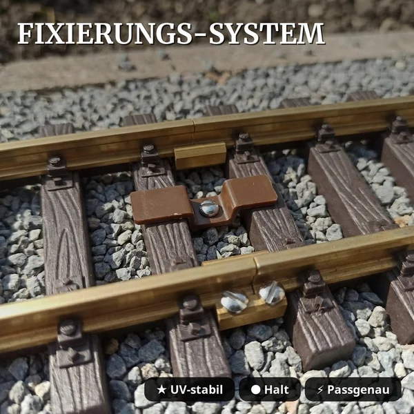 Großes Gleisoval-Set 360x180 cm Messing Radius 90 cm Spur G mit Zubehör ML-Train 8200289_auswahl4