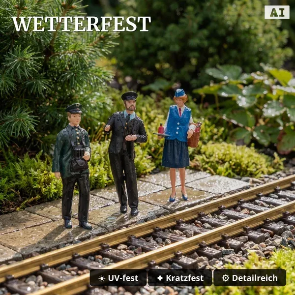 Figuren-Set Spur G: Lokführer Tobias und 2 Zugbegleiter - ML-Train 8200303_auswahl3