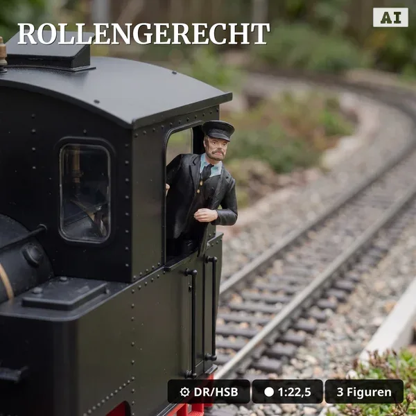 Figuren-Set Spur G: Lokführer Tobias und 2 Zugbegleiter - ML-Train 8200303_auswahl4