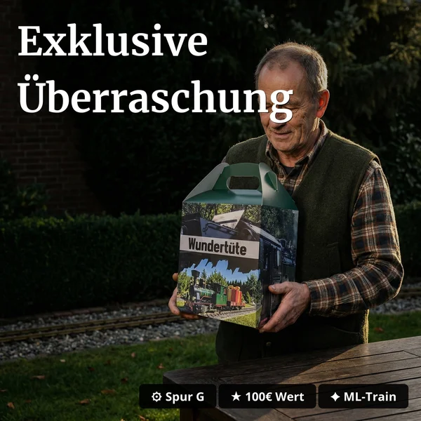 Wundertüte mit Basic Spur-G Zubehör - Überraschungs Gartenbahn-Geschenk Box ML-Train 8300001_auswahl2