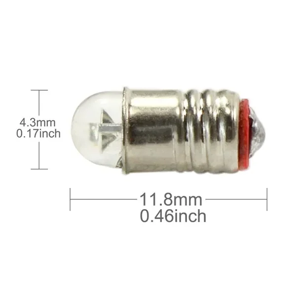 10x LED-Schraub-Glühbirne weiß 7-24 V E5.5 ML-Train 83801010_auswahl1