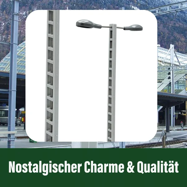 Gittermastleuchte Leipziger Tropfen, zweiflammig für Spur-G  ML-Train 83802100_auswahl3